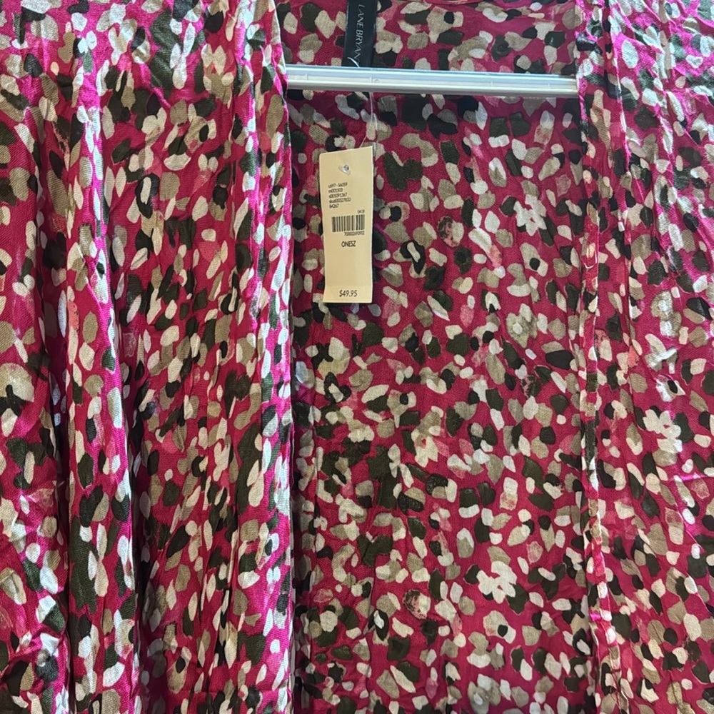 NWT Lane Bryant ONESZ Multi Color Coverup - Picture 2 of 4